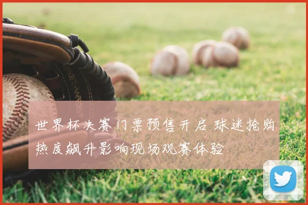 世界杯决赛门票预售开启 球迷抢购热度飙升影响现场观赛体验